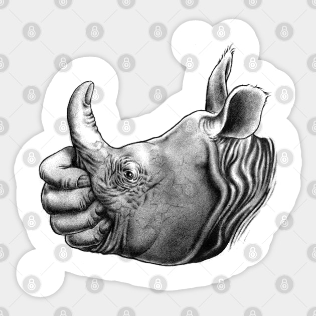 Horn Up! Sticker by RicoMambo